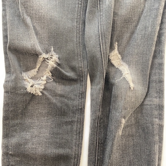 Worn Rag and Bone skinny jeans with zipper detailing - Picture 6 of 6
